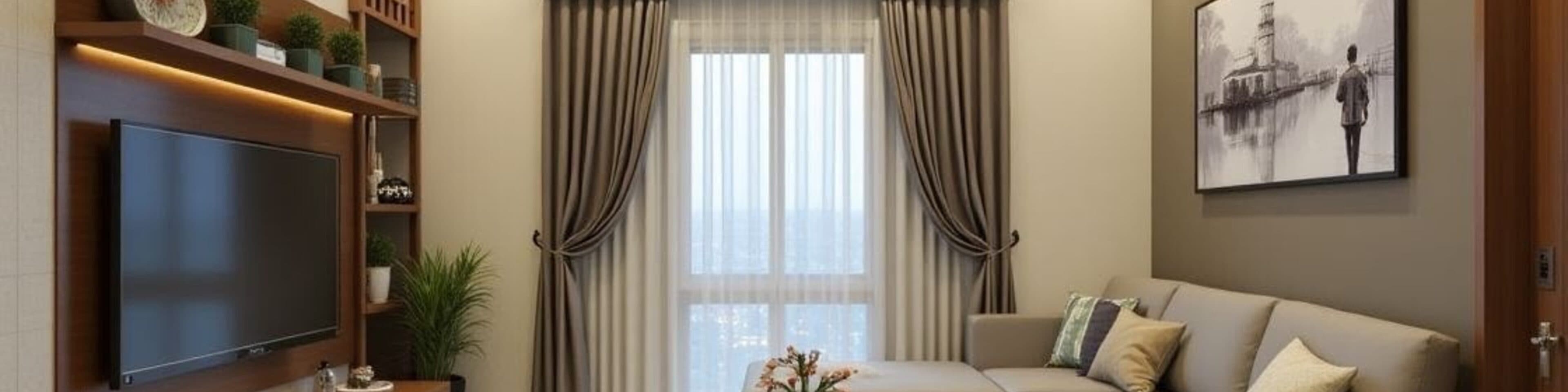 Panoramic showcase of Aarunya residential and commercial interior projects